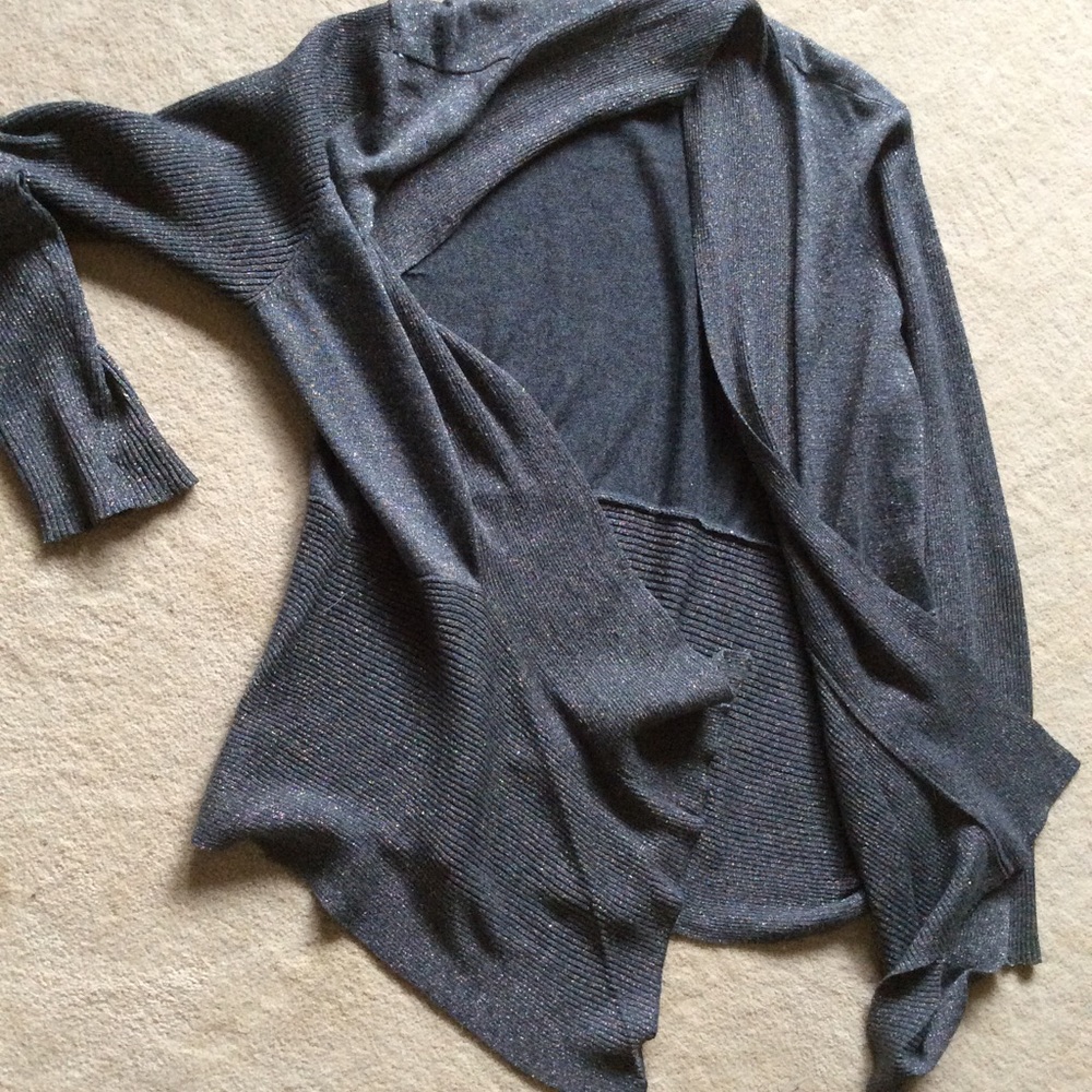 Verve ami open cardigan sweater glitter infused - Picture 4 of 7